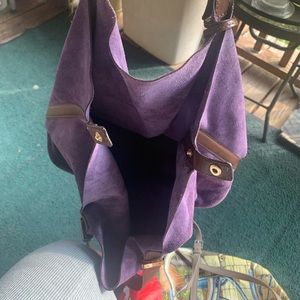 Michael Kors purple handbag